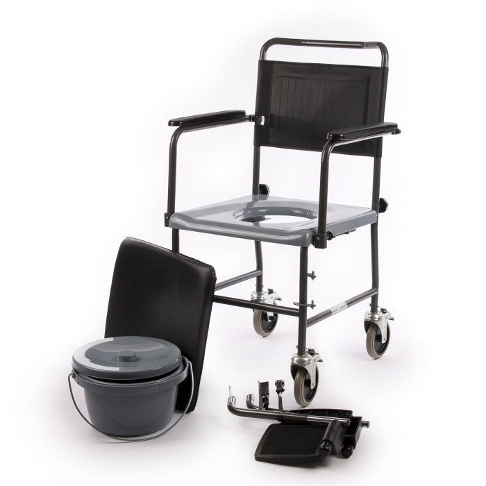 image Tualetes krēsls ar riteņiem