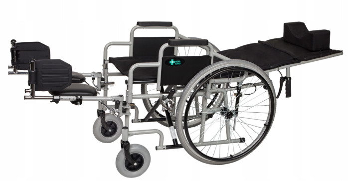 image Ratiņkrēsls guļošiem vai mazkustīgiem pacientiem
